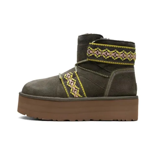 UGG Ботильоны Зеленые Женские