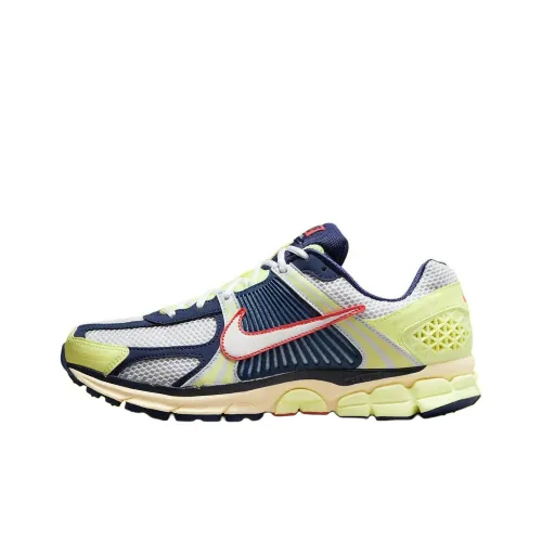 Nike Air Zoom Vomero 5 Slip-resistant Abrasion-resistant Lightweight Low-Top Running Shoes Men's Blue Yellow Найк Эйр Zoom Vomero 5 Противоскользящий Устойчивый к истиранию Легкий Низкий Топ Беговые Кроссовки Мужские Синий Желтый
