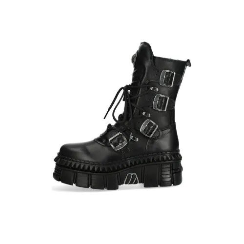 NEW ROCK Ботильоны Черный Унисекс
