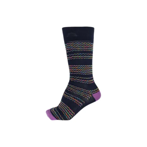 Paul Smith 1 пачка Морской синий Мужской MID Носки до икры