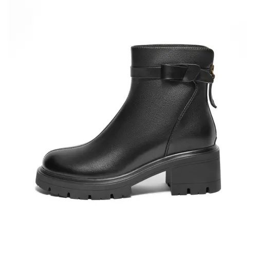 BELLE Ботильоны 5,5CM Женские Коричневый Черный