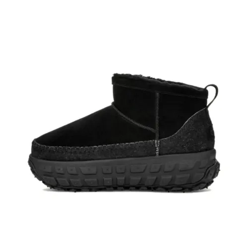 UGG Venture Daze Теплоизоляционные Устойчивые к Износу Короткие Снежные Ботинки Мужские Черные