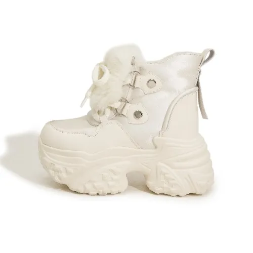 Milan Love Song Термостойкий Увеличение Высоты Короткие Снежные Ботинки Женские