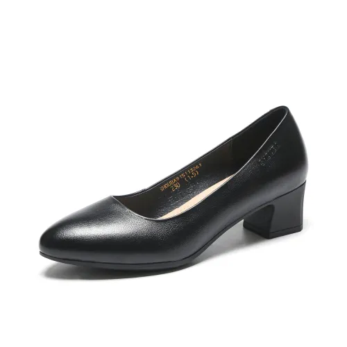 SOBB Грубый каблук Высокие каблуки Женские Черный