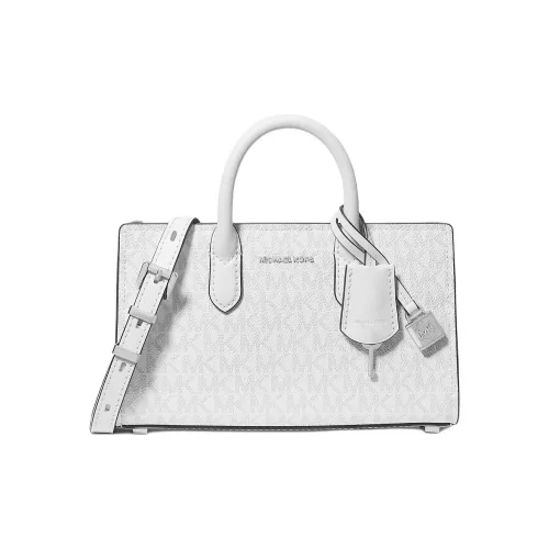 MICHAEL KORS Scarlett Покрытый холст Сумка через плечо Сумка Женская Белая