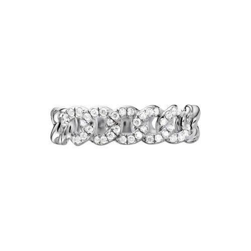 David Yurman Серебряные кольца с алмазами Women's Silver