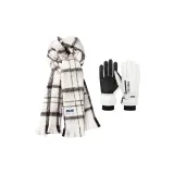 TW Collection Белый [Шарф] + Gentleman Черный [Перчатки]