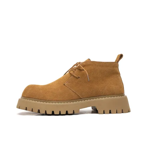 Chi Wolf Короткий Мартин Ботин Мужской Желтый