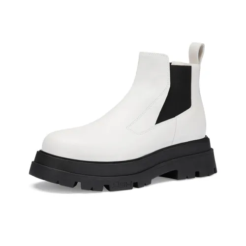 Пепельные Мартинсы Серый Белый Женские