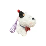 Красный клетчатый с очаровательным ожерельем-кольцом, стиль позиционирования