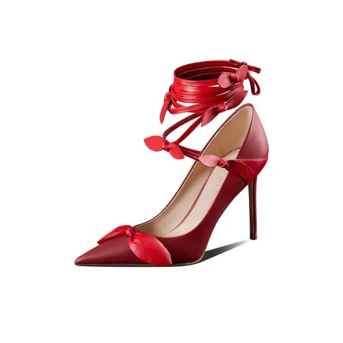 Miss Left Узкий каблук Высокие каблуки 9,5 см Женские Красный