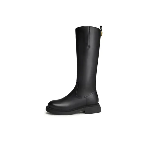 C°BANNER Женские высокие сапоги на колено черные