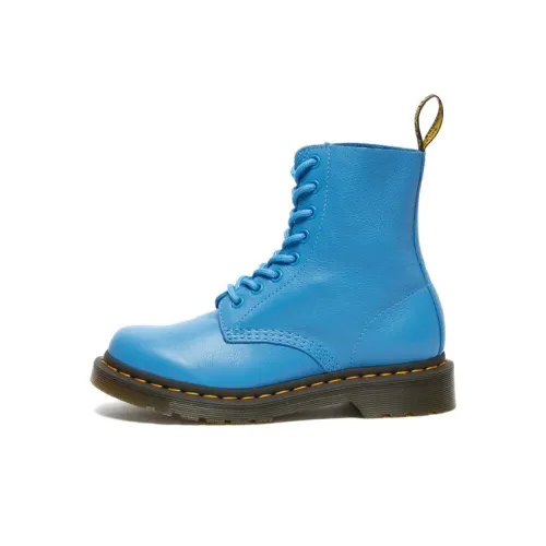 Dr.Martens 1460 Короткий Мартин Ботинок Женские Средний Темно-синий