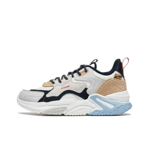 XTEP Nomadic Износостойкий Низкий Топ Повседневная Обувь Мужская Чайный Белый