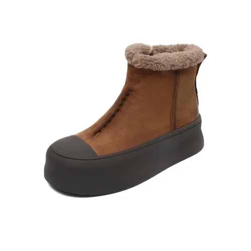 Devanro Термический Высота Увеличивающий Устойчивый к Износу Низ Резистентный Короткий Снегоботинки Женские