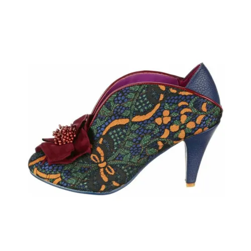 IRREGULAR CHOICE Moonlit Serenade Узкий каблук Высокие каблуки 8 см Женские Сине-зеленый