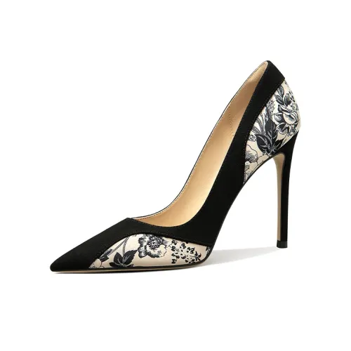 Lily Wei Chaya Узкий каблук Высокие каблуки 10 см Женские Черный