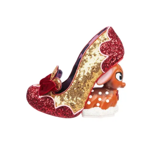 IRREGULAR CHOICE Высокие каблуки Золотой красный Женские