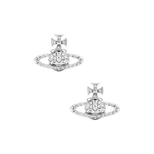 Вивьен Вествуд Mayfair Bas Relief Brass Stud Серьги Женские