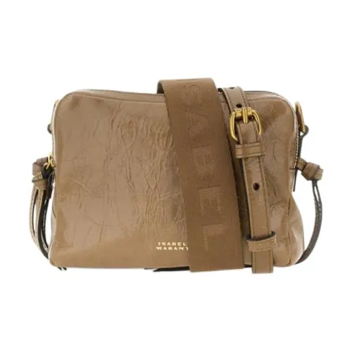 ISABEL MARANT ETOILE Сумка через плечо из коровьей кожи женская коричневая