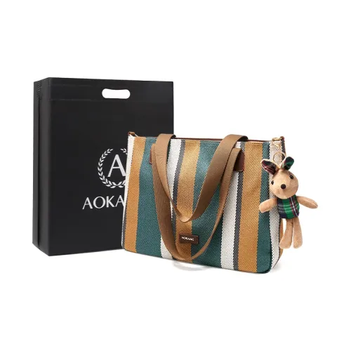 AOKANG Ткань Сумка на плечо Тоут Сумка Сумка через плечо Тоут Сумка Большая Женская Qingqiu Синий Теплый Бежевый Абрикос