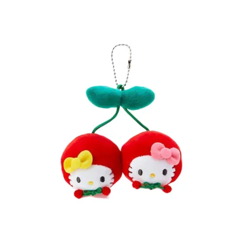 Санрио Hello Kitty Вишня Стиль Куклы Плюшевая Подвеска 9,5 см Высота