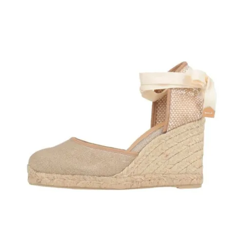 Castañer Клин-каблук Высокие каблуки Женские Бежевый