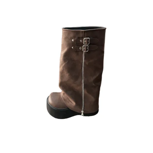 Mooreyu Atelier Колено Высокие сапоги 7,3 см Женские