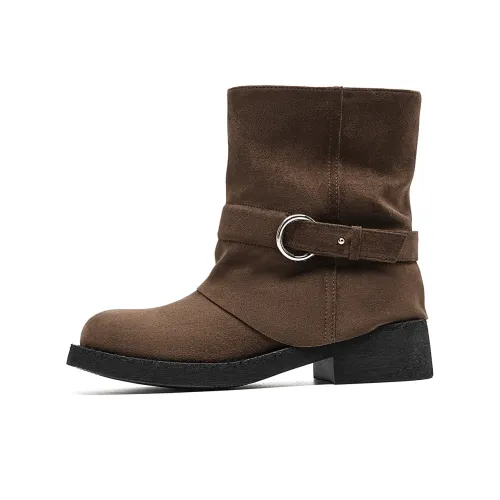 EBLAN Ботильоны Женские Кофе