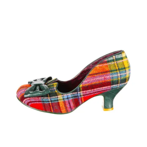 IRREGULAR CHOICE Высокие каблуки Зеленый, красный Унисекс