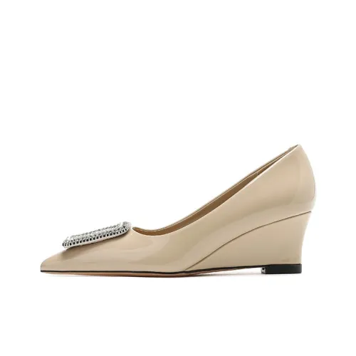 Zubumei Клин-каблук Высокие каблуки 5 см Женские