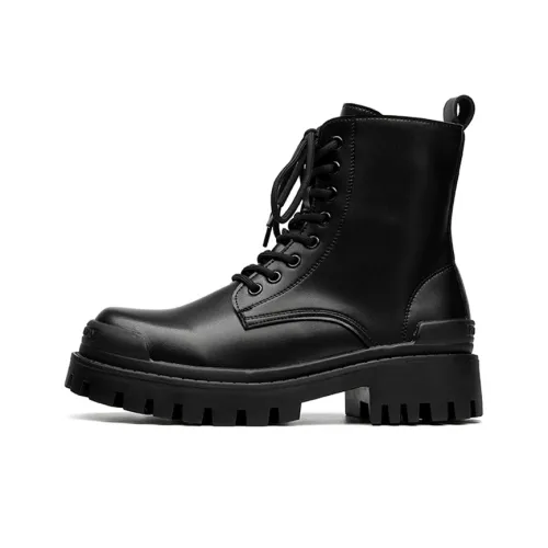 Lady's House Короткий Мартин Ботин Мужской Черный