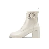 Белый олеированный коровья кожа