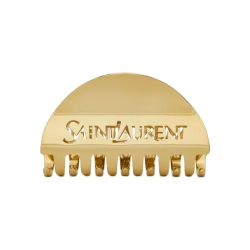 SAINT LAURENT Заколки для волос из нержавеющей стали женские золотые
