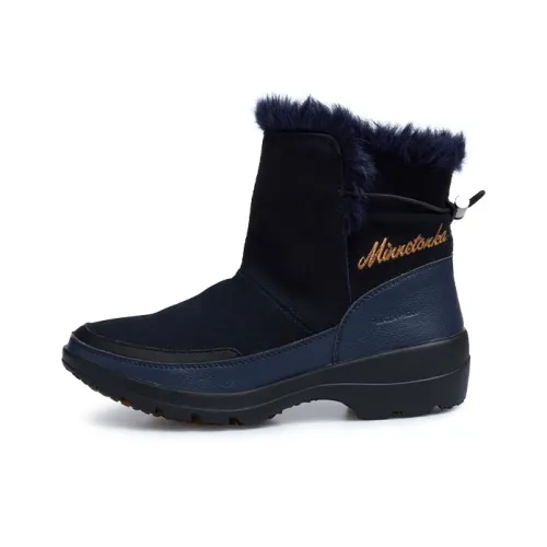 MINNETONKA Термические Короткие Снежные Ботинки Женские Темно-синий