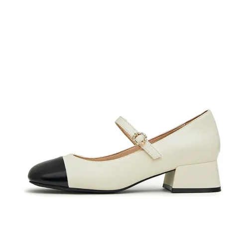 teenmix Квадратный каблук Высокие каблуки 4CM Женские