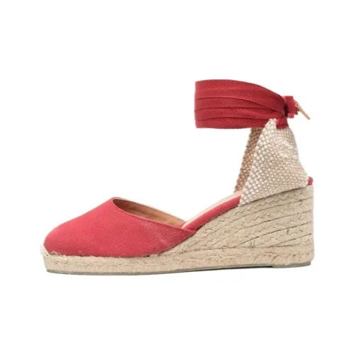 Castañer Клин-каблук Высокие каблуки 7,4 см Женские Розовые