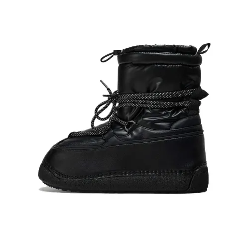 ZARA Skiing Series Сноубутсы Черные Женские