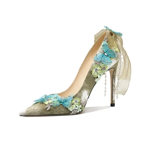 Lily Wei Узкий каблук Высокие каблуки Женские Фиолетовый