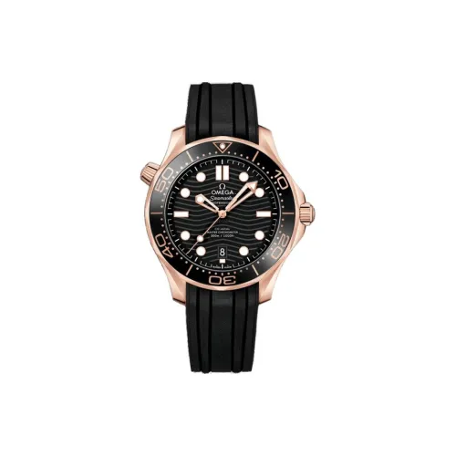 OMEGA Автоматический Механический Часы Мужские Seahorse Series 300m Diving Watch 42 мм Черные
