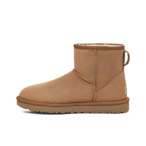 UGG Ankle Длина Ботильоны Женские Каштановый