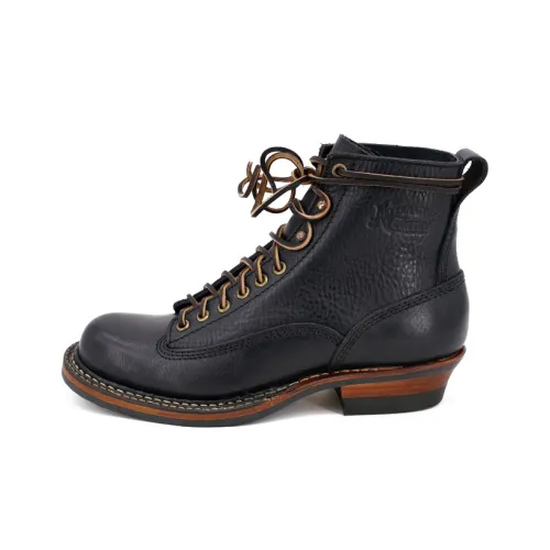 Alternative Country Logger Кружево To Палец Короткий Мартин Boot Унисекс Черный