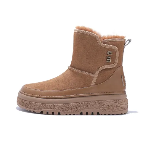 Junjali Термостойкий Водонепроницаемый Устойчивый к Износу Низ Резистентный Короткие Снежные Ботинки 4CM Женские