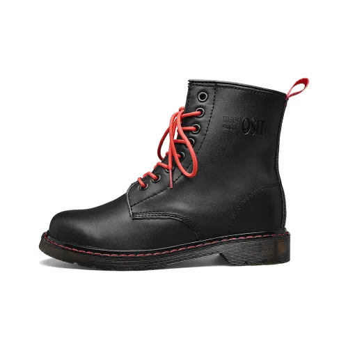 OSITA RED Мартинсы Черные Женские