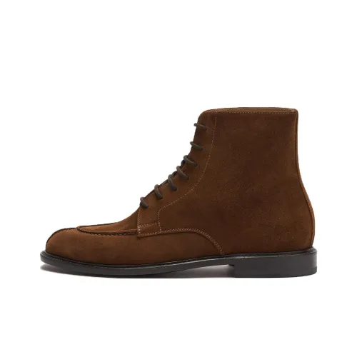 SCAROSSO Короткий ботинок Martin 3 см мужской коричневый