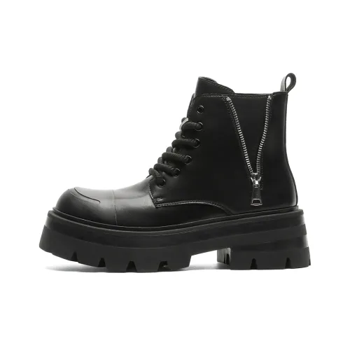 Trendy Essential Martin Boots Men's Classic Black