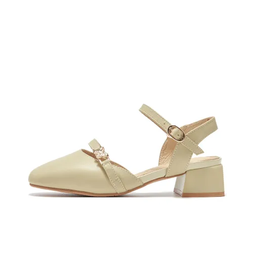 Spider King Квадратный каблук Высокие каблуки 4,5 см Женские Зеленый