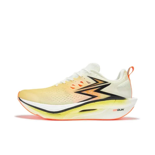 361° Амортизирующие подошвы Устойчивые к истиранию Низкий топ Беговые кроссовки Унисекс Стемен Желтый