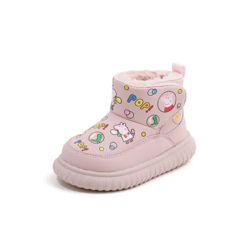 Peppa Pig Slip-resistant Anti KICK Водонепроницаемый Термический Детские Лайфстайл Обувь для Малышей