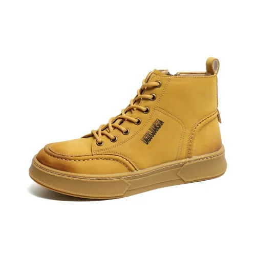 V ZERO FIVE Ботильоны Мужские Желтые